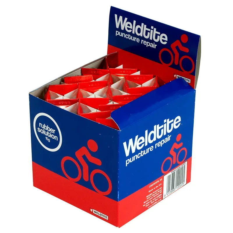 Weldtite Rubber Solution 15g Tubes in Blue