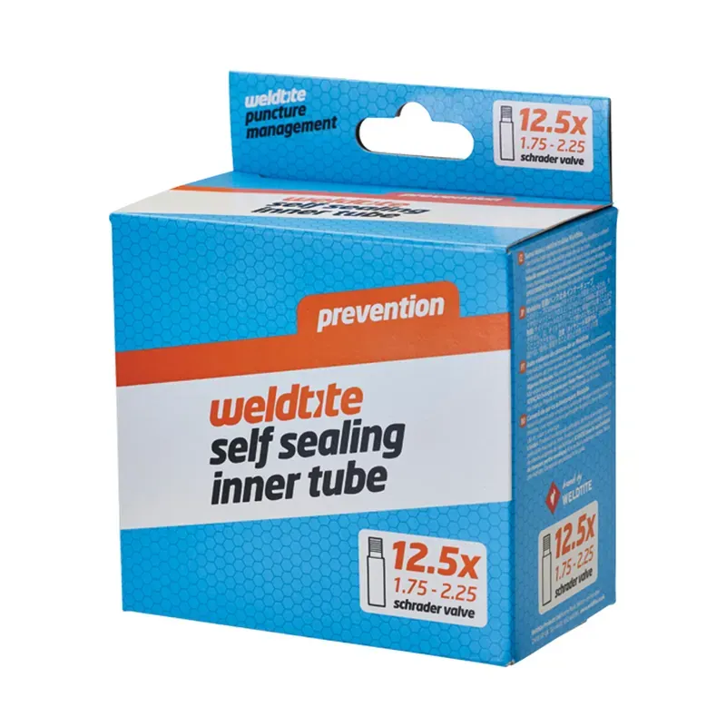 Weldtite Self Sealing Schrader Valve Inner Tube - 24x1.75-2.125-inch