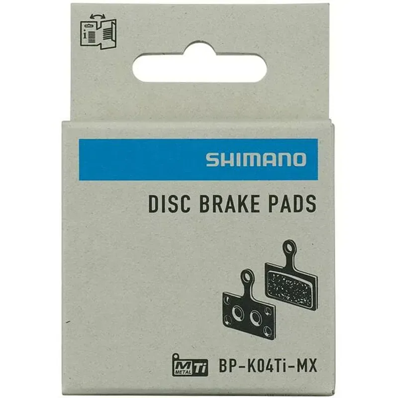 Shimano Spares K04TI Metal Disc Brake Pad Ti. Back in Silver-1
