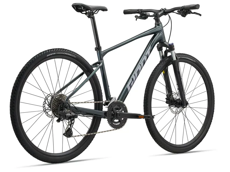 Giant Roam 2 Gravel Bike in Asphalt Green-1