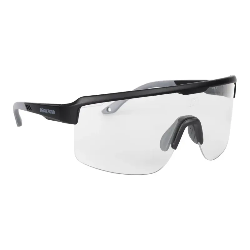 Oxford Pave Glasses in Black/Clear Lens