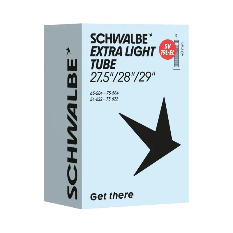 Schwalbe SV19L-EL 29x2.10-3.00-inch 40mm Presta Valve Extra Light Tube