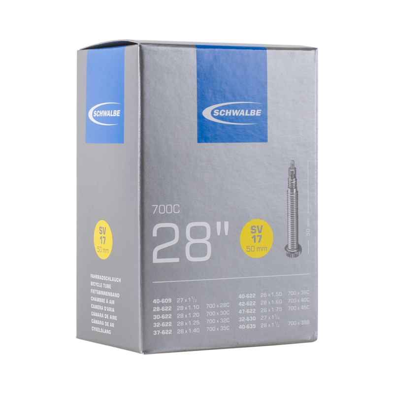 Schwalbe SV17 - 700 X 28/47 / 27 X 1 1/4'' - Presta Long Valve - 60mm 700c-4