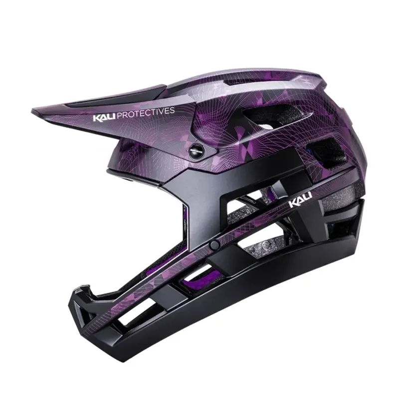 Kali Invader DH Helmet in Linear - Black-1